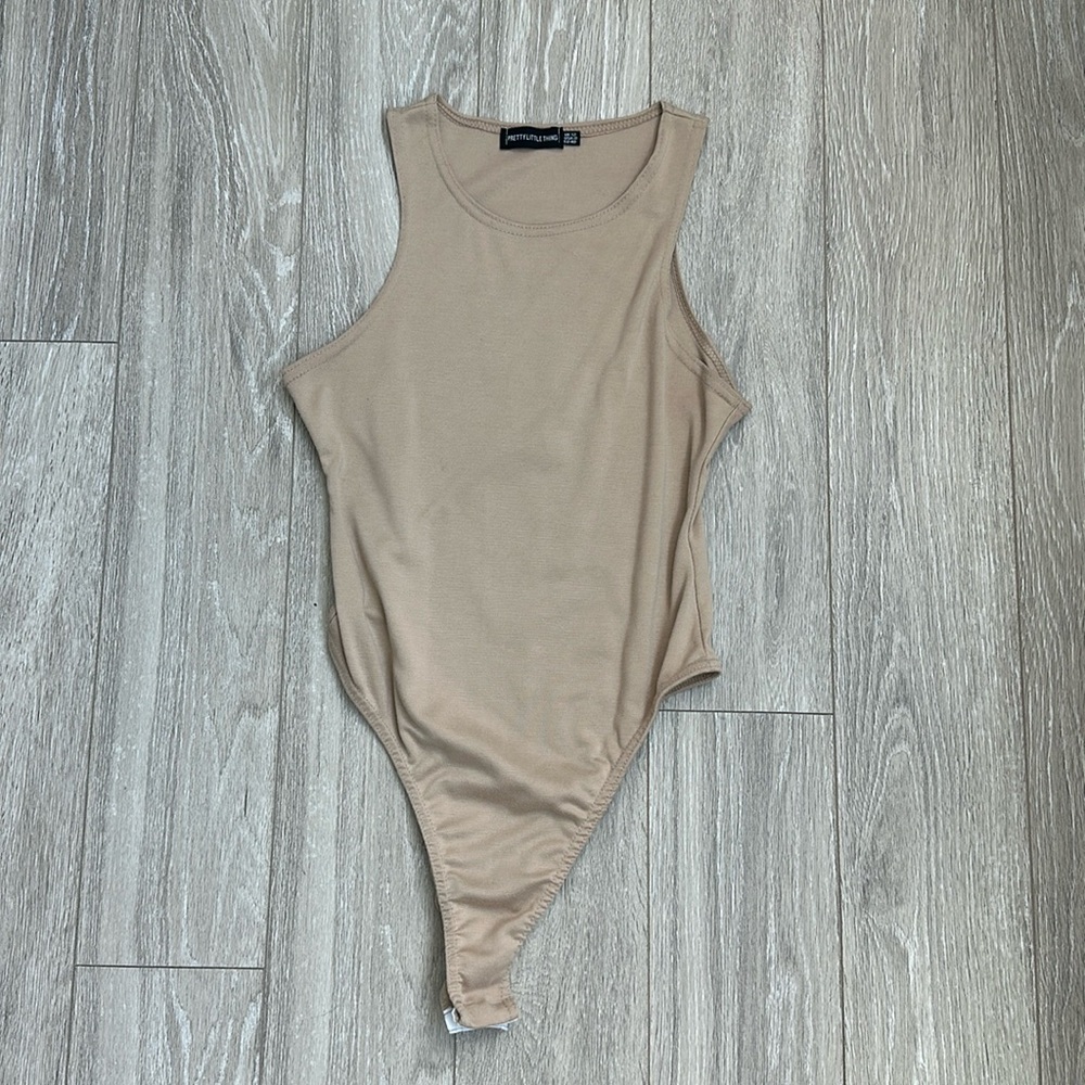 Pretty little thing tan bodysuit